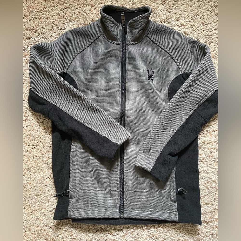 Spyder Base layer jacket. Youth size large.